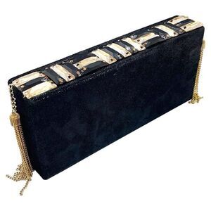Michelle Monroe Jeweled Tassel Clutch